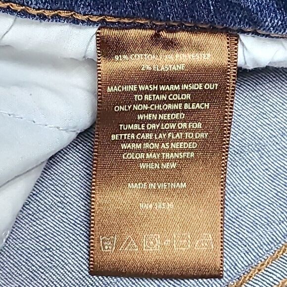 Kut From The Kloth Womens Jeans 14 Petite Ankle Skinny Blue Faded Distressed Hem - Picture 6 of 9